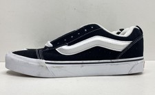 Vans Knu Skool Black White Suede Chunky Skate Shoes Men's Size 10.5