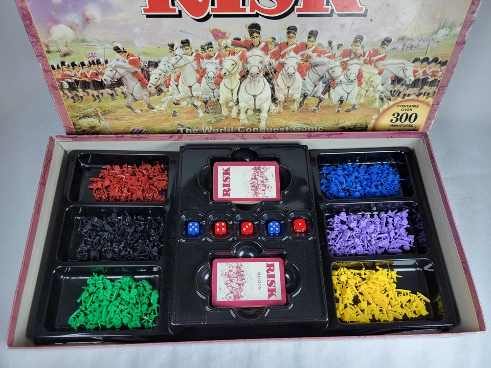 Risk Vintage Parker Game The World Conquest Board Game & Instructions Rare Prop - Image 2 of 4