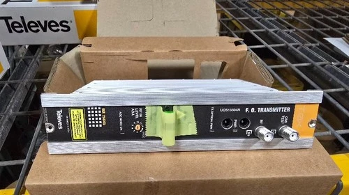 234305: New/open box Televes T.0X Fiber Optic Transmitter (1550nm / 4dBm)