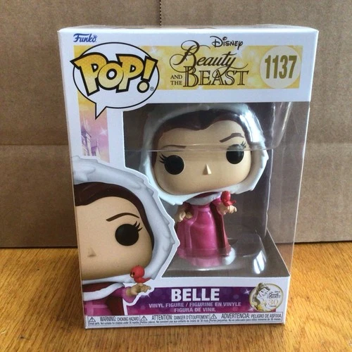 Funko Pop! Disney Belle Diamond Glitter Amazon Exclusive 1137 with Protector