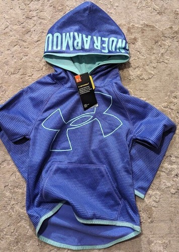 Under Armour Girls' Storm Armour Fleece Big Logo Hoodie - Picture 4 of 8