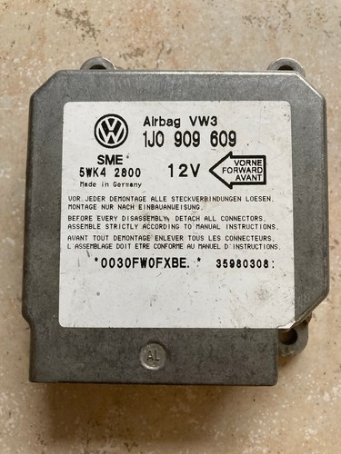 VW Volkswagen orig. ECU Airbagsteuergerät 1J0909609 5WK42800