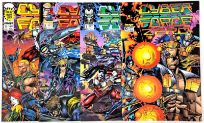 Image Comics Cyber Force Zero 1993 First Print Cyber Force 1992 #1, 2 Vol. 2 #1