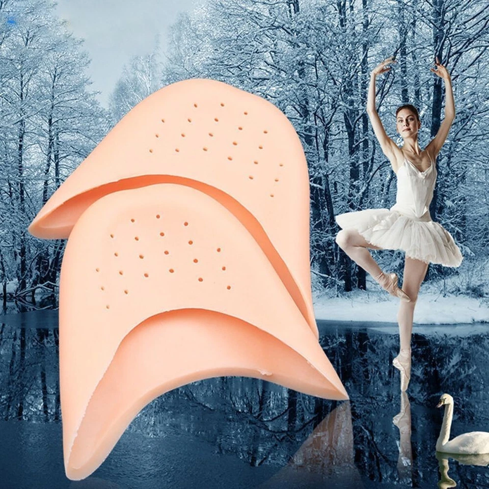 Most Comfortable Silicone Gel Toe Cap Super Soft Ballet Pointe Dance Shoe Insert