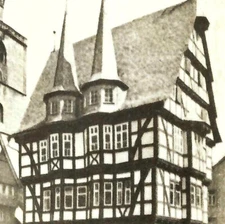 Antique 1900s Germany Photo Postcard RPPC Kodak Paper House Columns