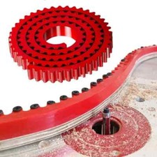 Woodworking Gear Driven Profiling Strip Flexible Curve Template Adjustable Shape