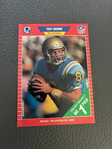 TROY AIKMAN 1989 PRO SET #490 ROOKIE DALLAS COWBOYS RC