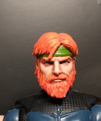 HEAD ONLY Marvel Legends Custom painted Head 1/12 Gi joe Outback ...