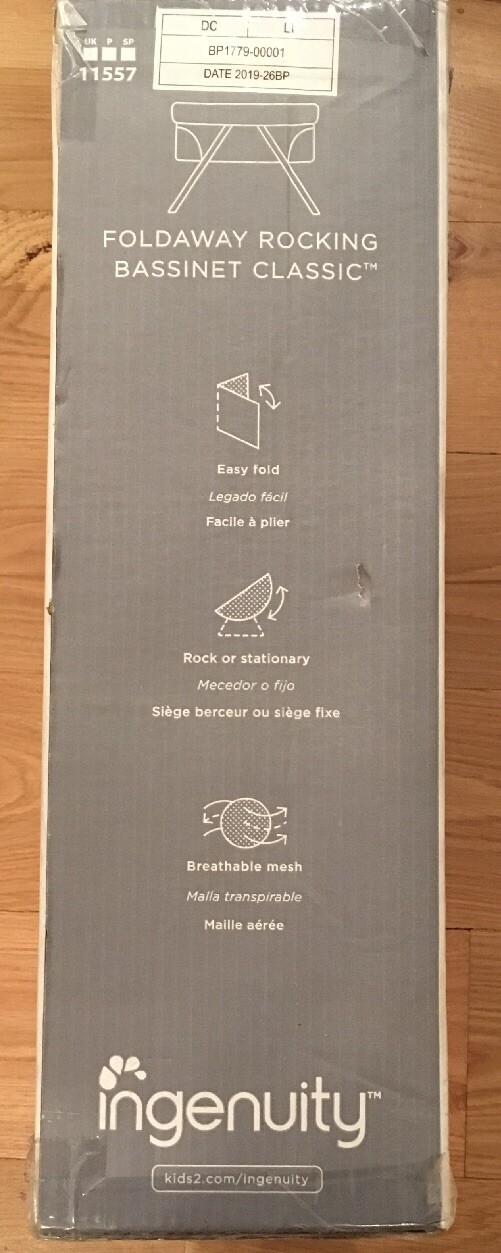 ingenuity crosby foldaway rocking bassinet