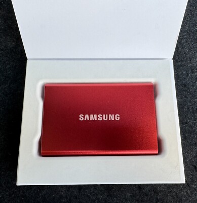 500GB Samsung T7 Portable USB 3.2 Gen.2 SSD RED MU-PC500R/AM (Open box)