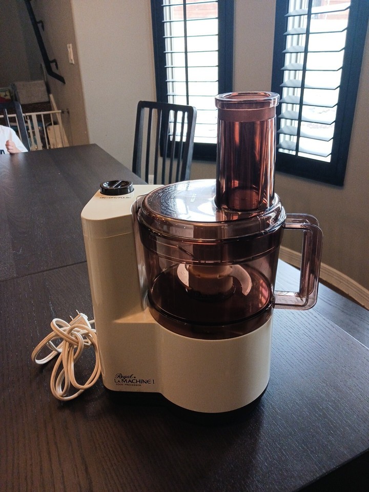 VTG Regal La Machine I Food Processor V813 BUNDLE with Model V382 Knife TESTED eBay