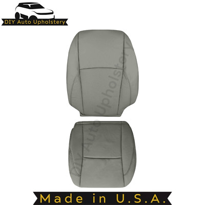 2007-2012 For Lexus ES350 Leatherette Passenger Side Seat Covers ''Light Gray''