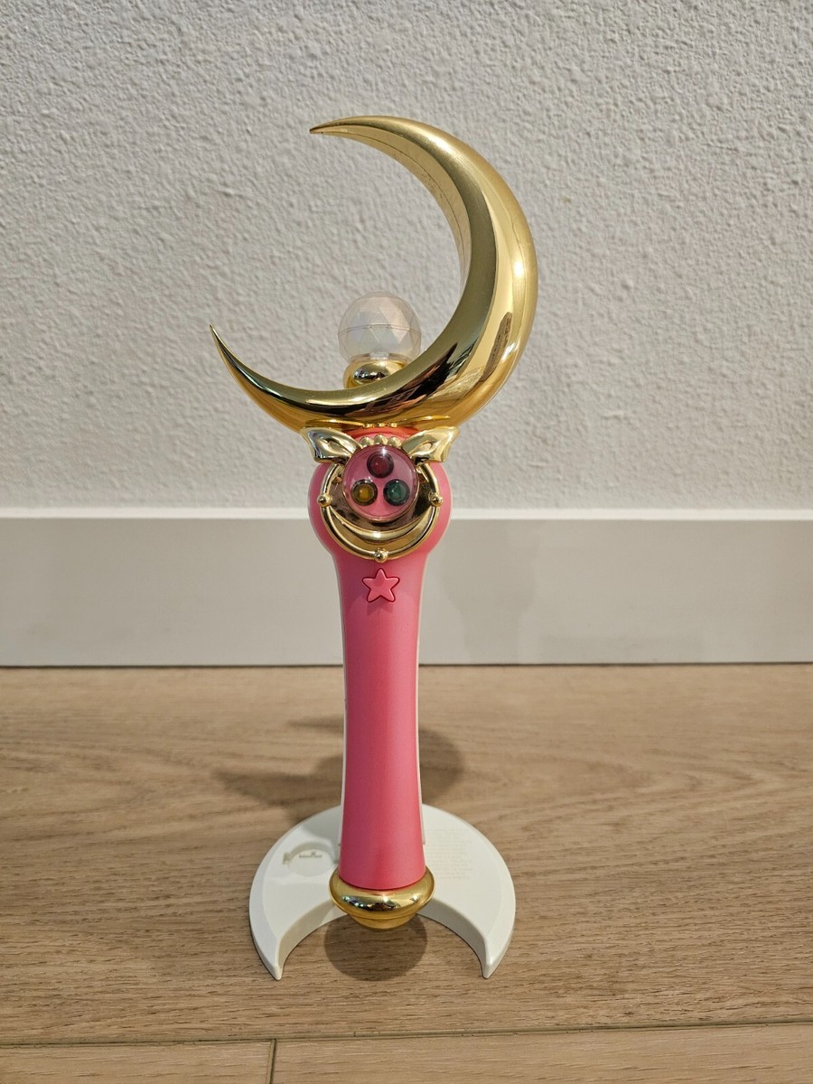 その他 BANDAI PROPLICA Moon Stick BANDAI Sailor Moon 20th Anniversary Proplica Crescent Moon Stick