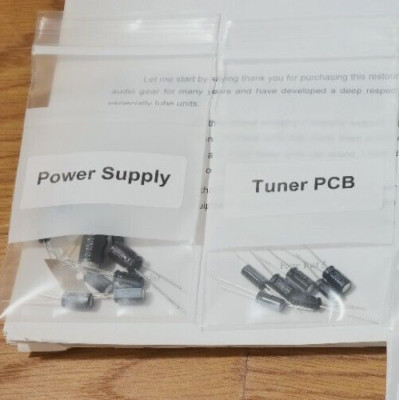 Marantz 125 Power Supply & Tuner block capacitor upgrade refresh transistor kit