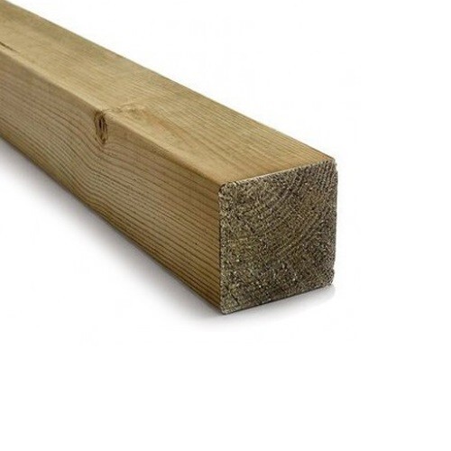 Listone Legno Pino Impregnato 90x90x3000 | Morale per Esterno Robusto