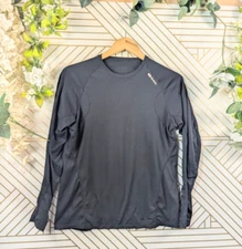 SUGOI Cycling Compression Shirt Black Base Layer Long Sleeve Women's Size Large
