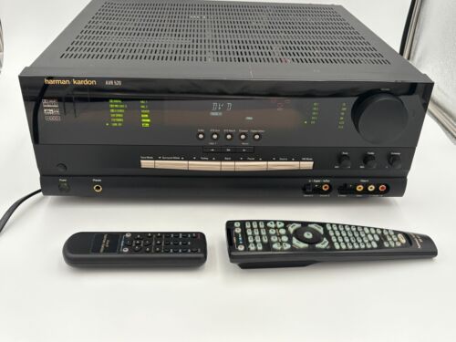 Harman Kardon AVR 520 Channel w/ Remote & Cables Bundle - Tested