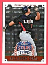 2015 Alejandro Toral Panini USA Stars & Stripes Longevity Rookie Hobby