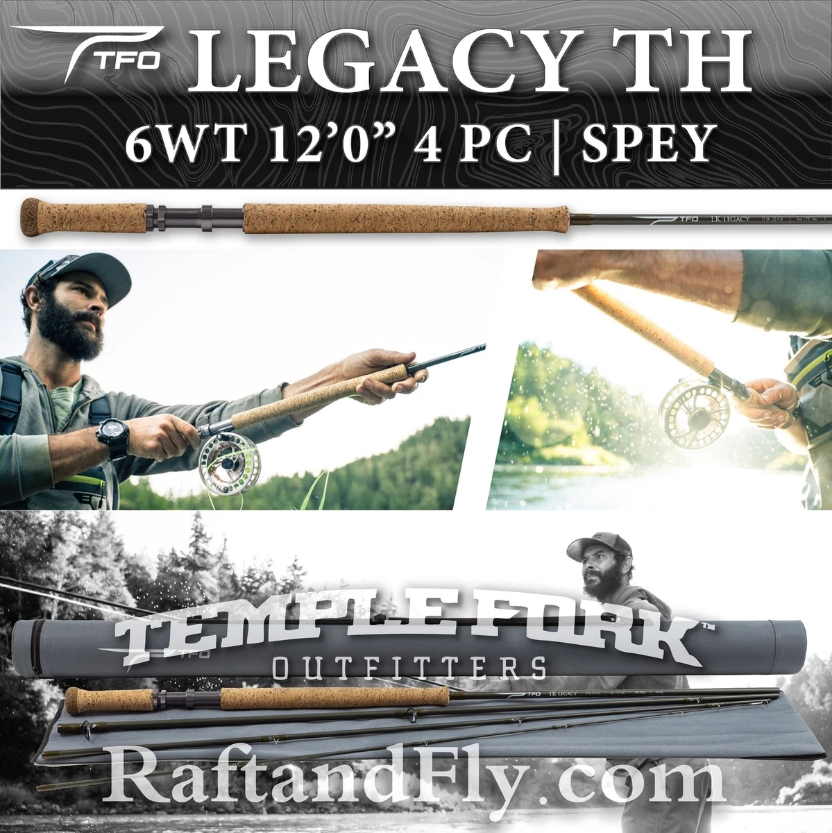 Temple Fork Outfitters Fly Fishing Rod Fishing Rods 6 wt Line