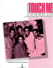 Temptations sheet music Touch Me 1985 4 pages NM shape 
