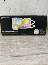 CORSAIR - iCUE H100i ELITE CAPELLIX XT 120mm Fans  240mm Radiator Liquid
