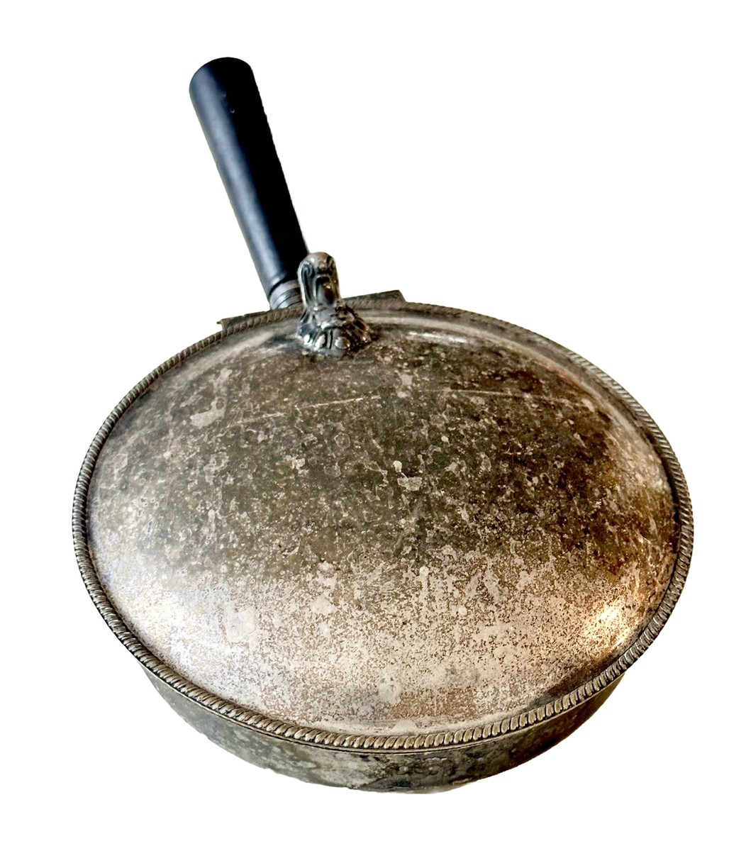 ANTIQUE F.B.Rogers Silver Co 1883- #85 Silent Butler-Wooden Handle