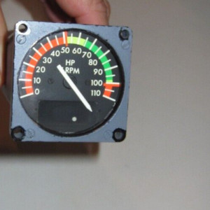 INTERCONTINENTAL % RPM HP INDICATOR GII GIII GULFSTREAM 2 OR 3 P/N 37800-001