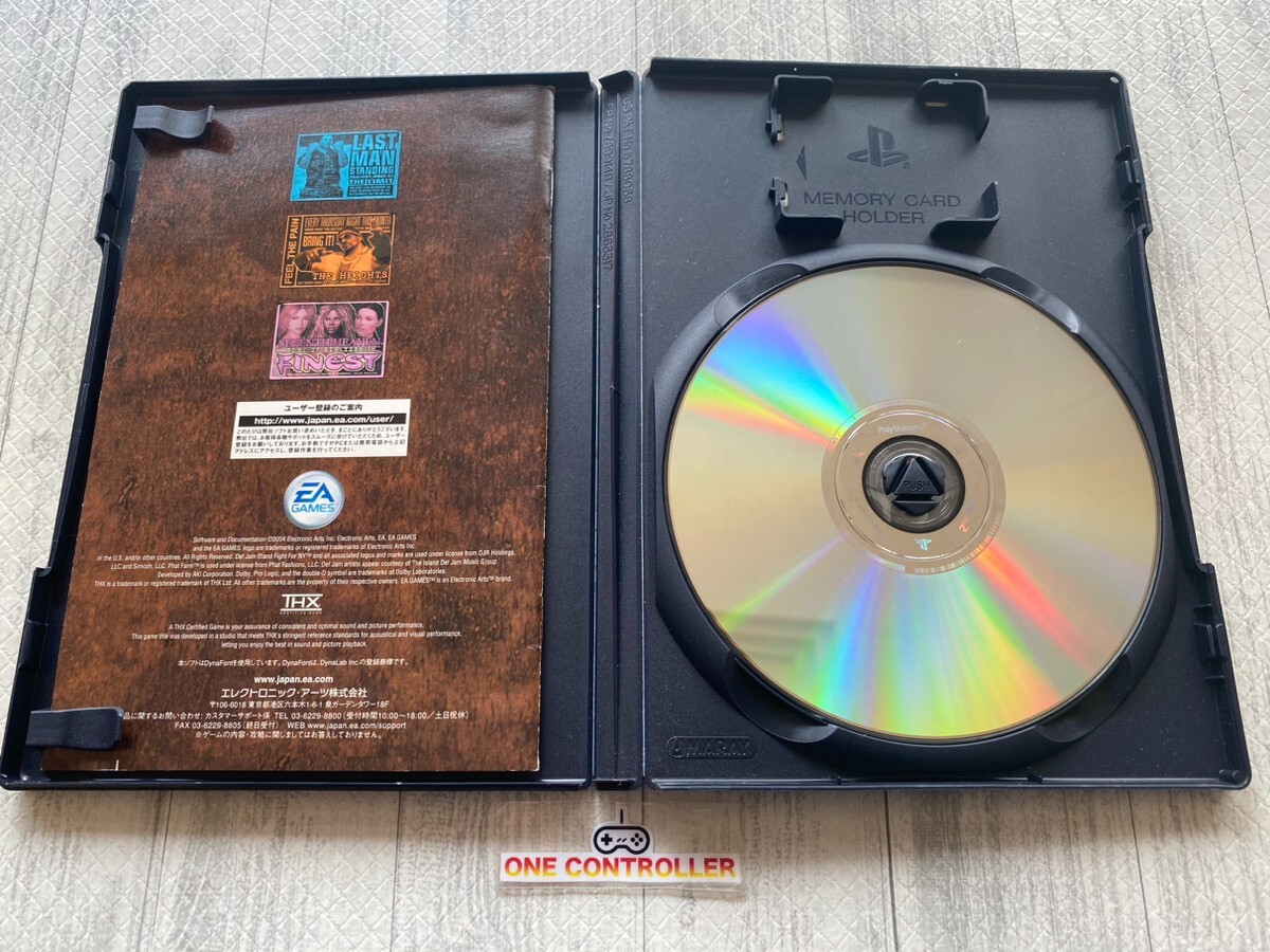 SONY PS2 3 Def Jam Fight for NY & Vendetta & 50 Cent & icon