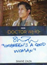 Doctor Who Series 11&12: Shane Zaza 'UMBREEN'S A GOOD WOMAN' Autograph Card