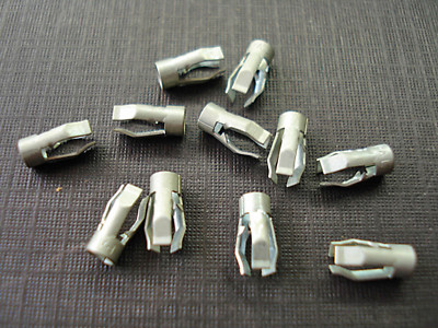 10 pcs 3/32'' emblem script name plate zinc plated tubular barrel nuts NORS Ford