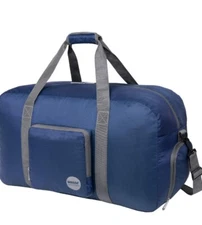 WANDF Foldable Bag Duffel Bag/ Travel Tote. Water Resistant. Navy 120L. 