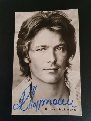 Robert Hoffmann Signed Original Autograph Card Autograph Signature Excellent