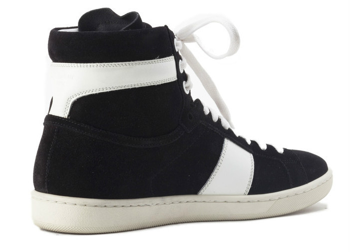 Sneakers alte Saint Laurent pelle scamosciata taglia 38 = US 8 NUOVE CON SCATOLA