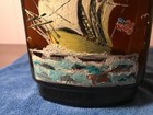 Ship Art by C Fox Vintage Hand Painted One of a Kind Signed Beautiful Art #0299 — photo 3