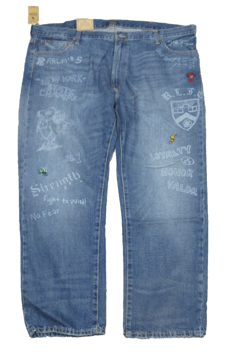 Polo Ralph Lauren Big Tall Men's Blue Graphic Hampton Relaxed