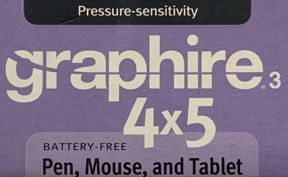 Wacom Graphire 3 4x5 USB Tablet w/Pen, Mouse & Software CD's CTE430SA New Sealed - Image 2 of 4