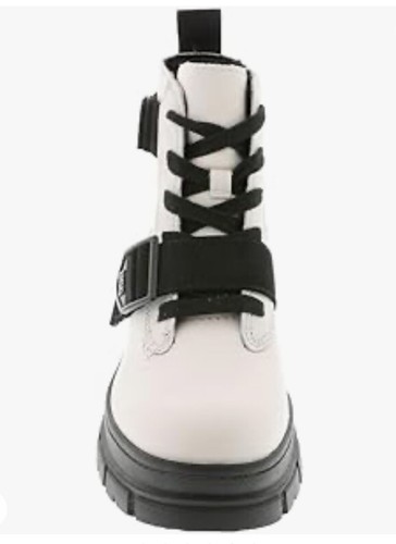 New UGG Women's Ashton White Leather Boots Sz 8.5 $150.00 - Picture 21 of 24