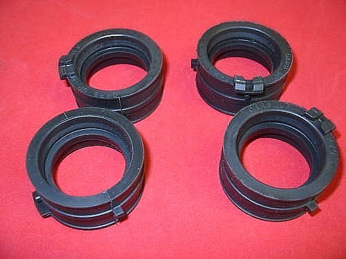 11-4845 Honda 87-90 CBR600 F CBR600F Carb Holders Intake Manifold Boots kit - Picture 2 of 3