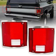 For Chevy C10 K10 Blazer 1973-1991 1975 86 Tail Light Brake Lamp Left & Right