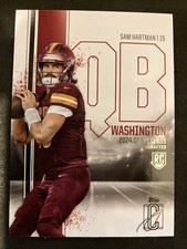 2025 Topps Signature Class #198 - Sam Hartman - RC-  Washington Redskins