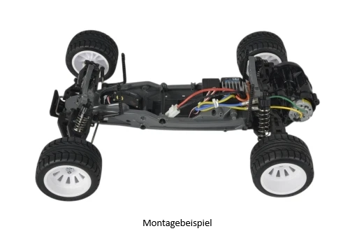 TAMIYA R/C BAUKASTEN TRUGGY "AQROSHOT" 1:10 AUF DT03T CHASSIS # 300058610 - Bild 4 von 4