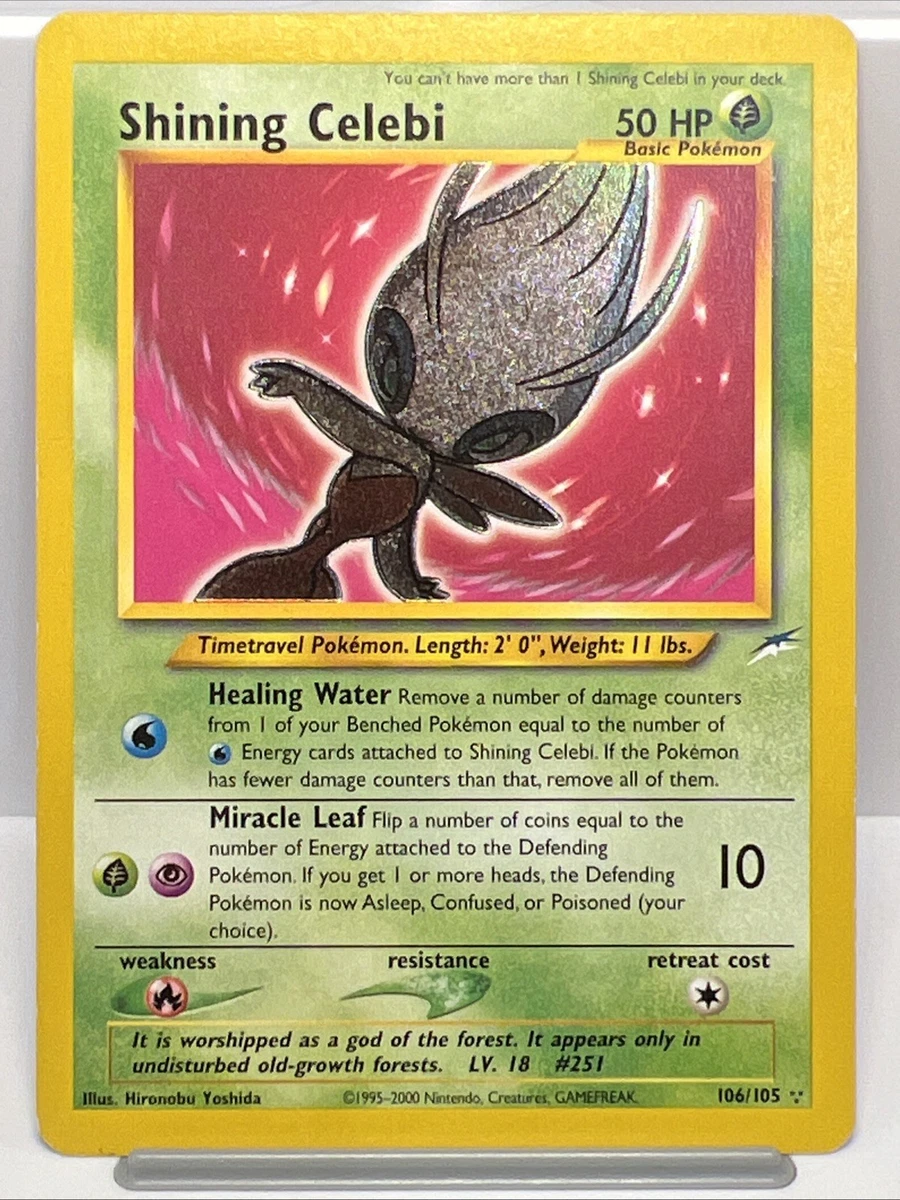 Shining Celebi 106/105 Neo Destiny Holo for sale online | eBay