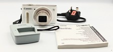 Canon PowerShot SX610 HS 16.0MP Digital Camera, White, Charger + Manual, Working