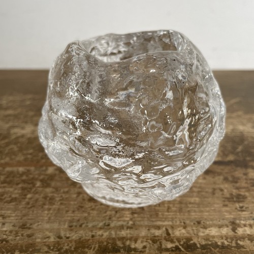 Candelabros de bola de nieve de vidrio Kosta Boss par votivo cristal MCM arte - Imagen 11 de 18