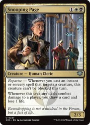 Snooping Page 227/275 Uncommon Strixhaven: School of Mages MTG