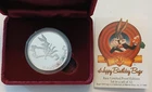 1990 1oz .999 Silver Round Bugs Bunny 50th Birthday Rarities Mint Box w/ COA