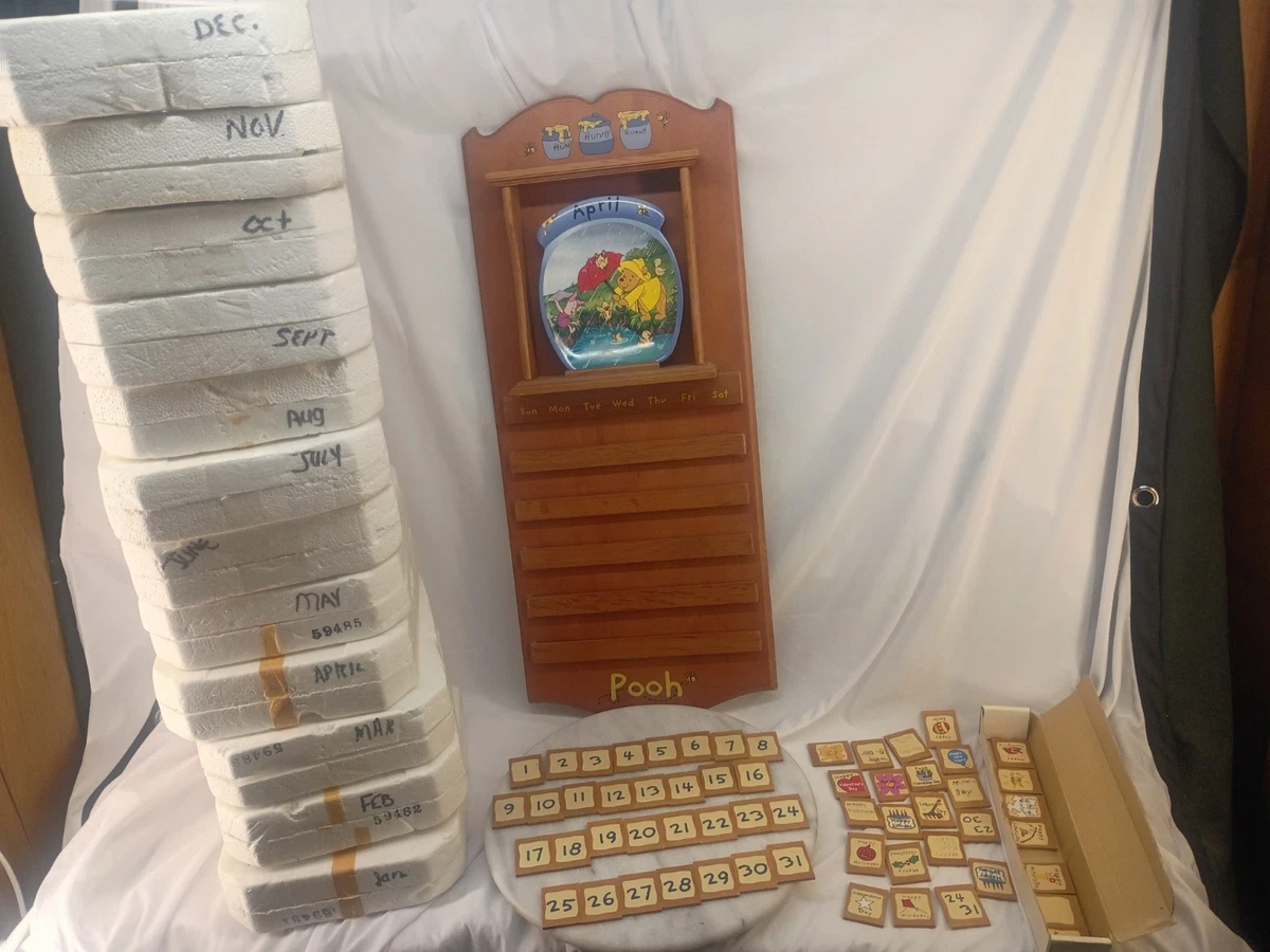 ◆超美品珍品♡WINNIE THE PHOO 万年カレンダー 超希少インテリア winnie the pooh calendar products for sale | eBay