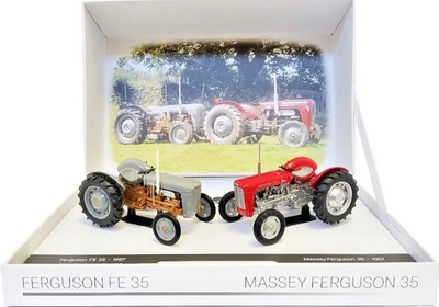2er Set, Furgeson FE35 & Massey Furguson 35 Modelle, Maßstab 1:32, Limited Edition