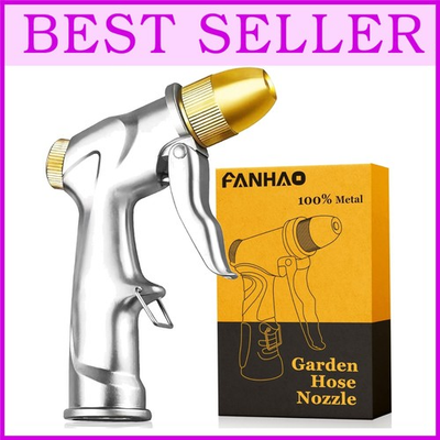 #ad #ad Upgraded Garden Sprayer High Pressure Metal Nozzle $47.95