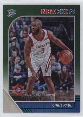 2019-20 Panini NBA Hoops Green 45/99 Chris Paul #67 9o3